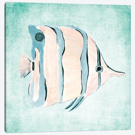 Fish In The Sea I Canvas Print #DRC233} by Julie Derice Canvas Art