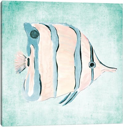 Fish In The Sea I Canvas Art Print - Julie Derice