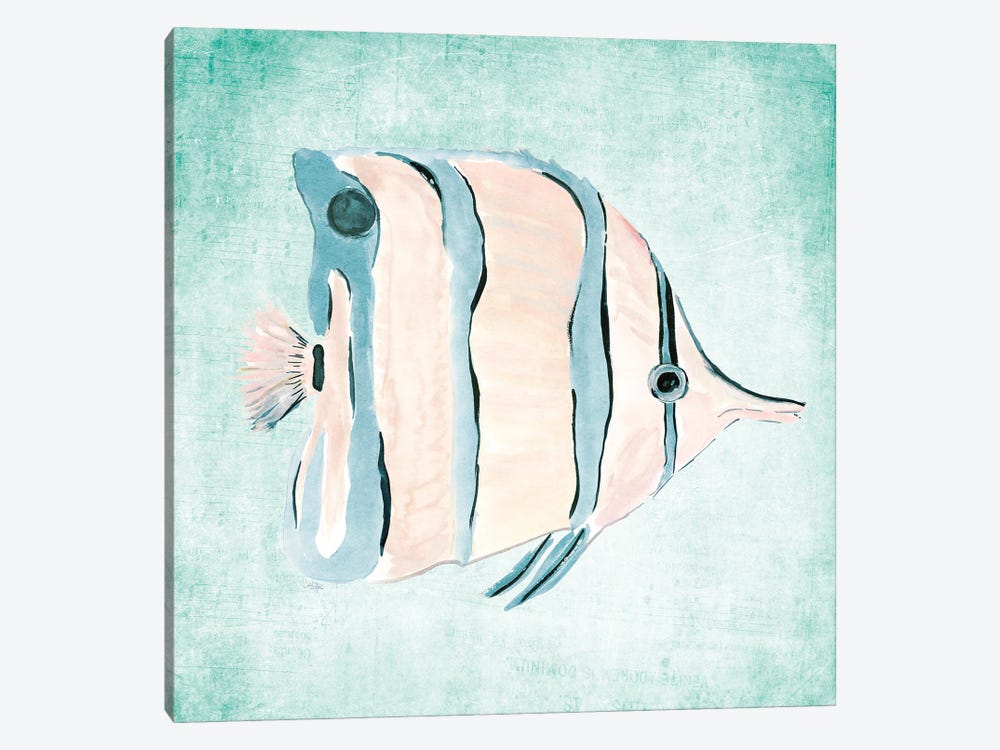 Fish In The Sea I by Julie Derice 1-piece Canvas Print