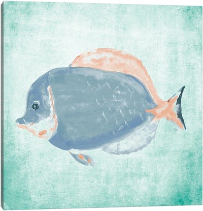 Fish In The Sea I Canvas Art Print - Julie Derice
