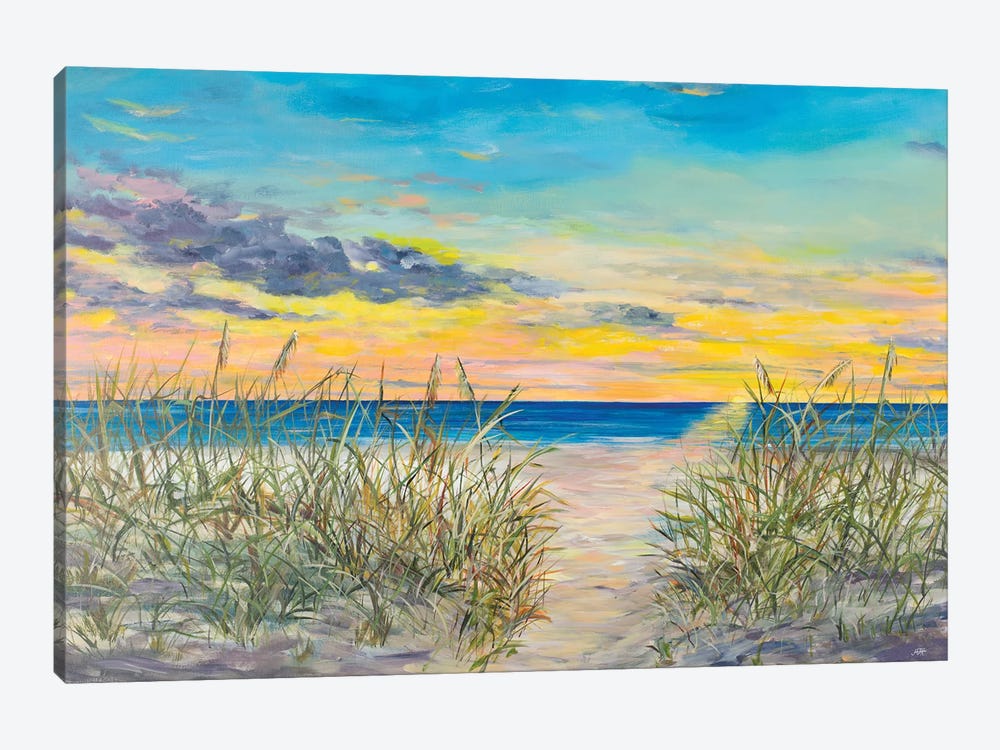 Grassy Beaches by Julie Derice 1-piece Canvas Print