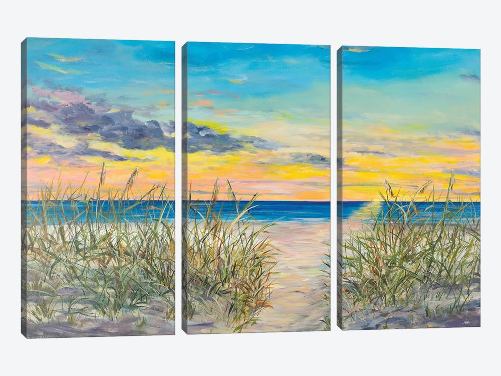 Grassy Beaches by Julie Derice 3-piece Art Print