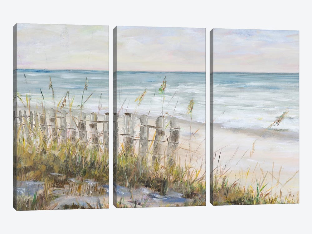 Mist Ocean View by Julie Derice 3-piece Canvas Print