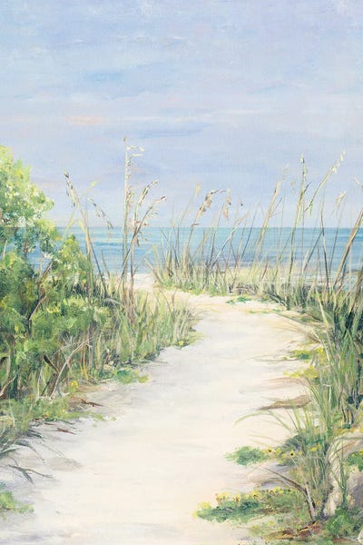 Large Coastal Art - Canvas Prints: Paradise Path by Julie Derice