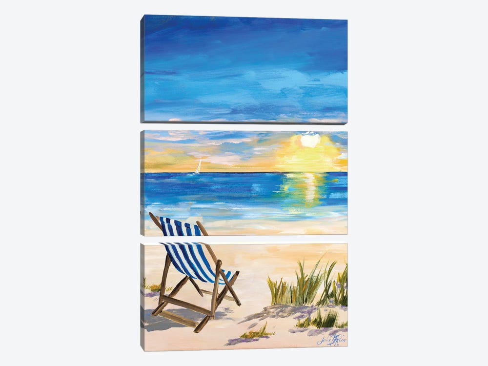 Sling Back Summer I by Julie Derice 3-piece Canvas Print