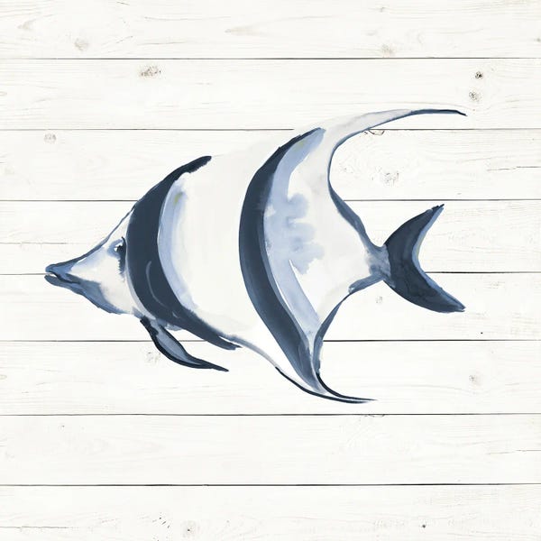 Neutral Fish On Wood