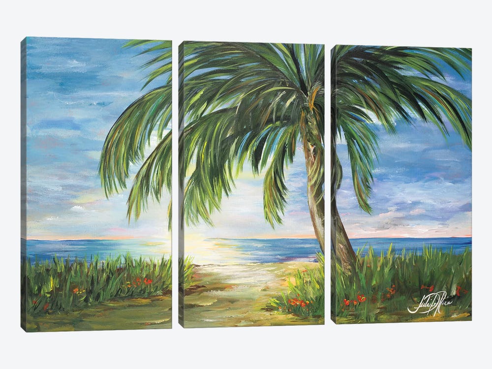 Island Dream by Julie Derice 3-piece Canvas Artwork