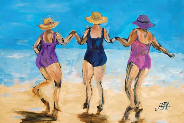 Julie Derice: Ladies on the Beach II by Julie Derice