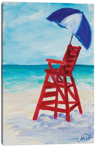 Lifeguard Post I Canvas Art Print - Julie Derice