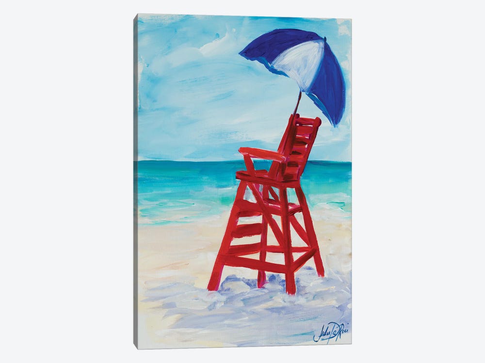Lifeguard Post I by Julie Derice 1-piece Canvas Art