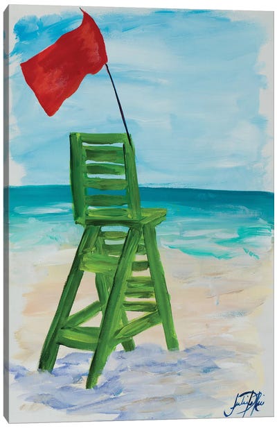 Lifeguard Post II Canvas Art Print - Julie Derice