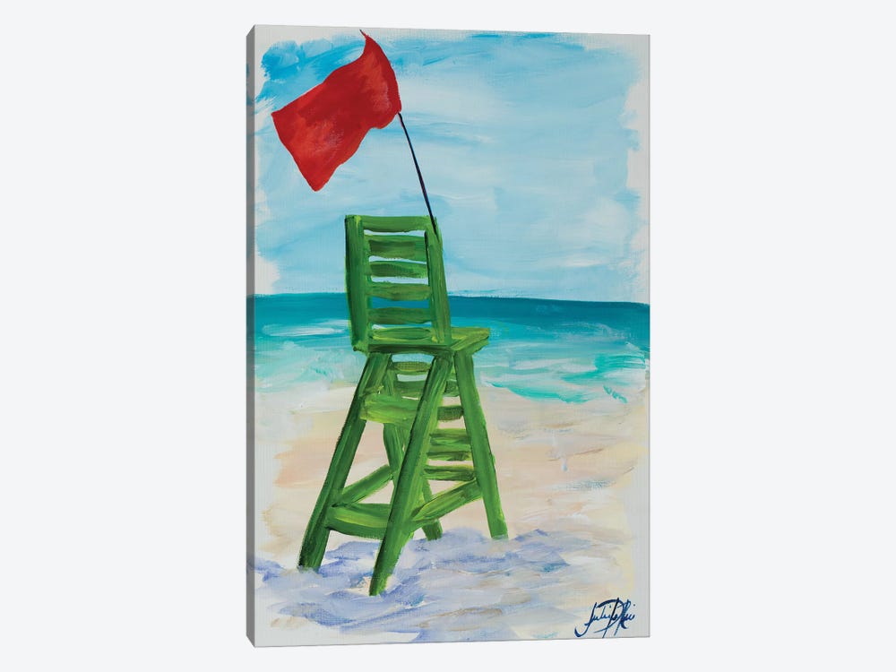Lifeguard Post II by Julie Derice 1-piece Canvas Art Print