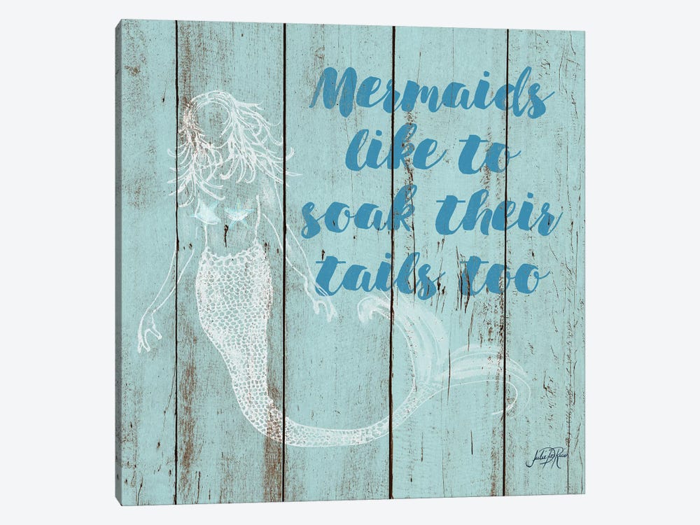 Mermaid Saying II by Julie Derice 1-piece Art Print