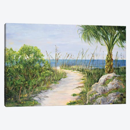 My Path to Paradise Canvas Print #DRC40} by Julie Derice Canvas Wall Art
