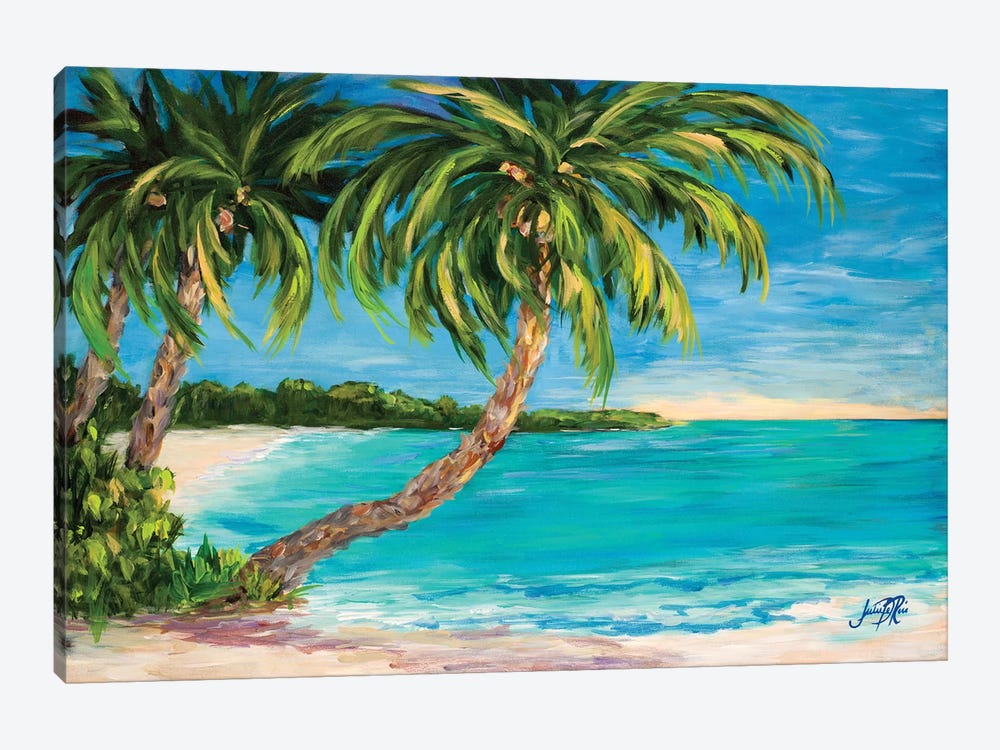 Palm Cove by Julie Derice 1-piece Canvas Wall Art