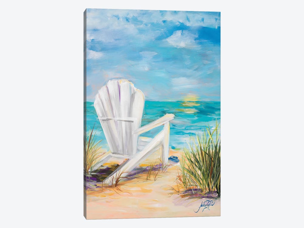 Relax in the Beach Breeze by Julie Derice 1-piece Canvas Artwork