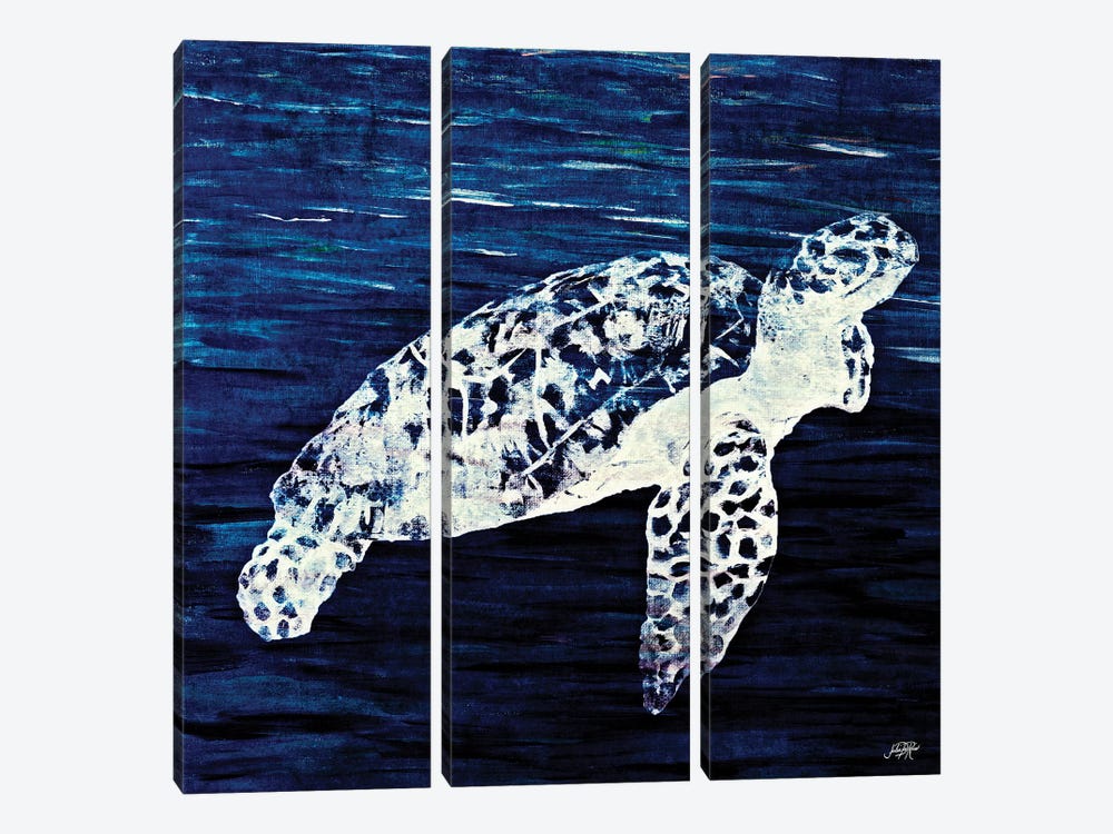Swim Along II by Julie Derice 3-piece Art Print