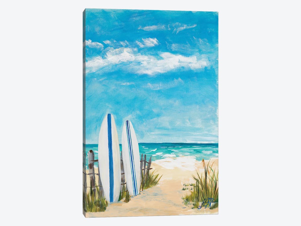 Tropical Surf II by Julie Derice 1-piece Canvas Wall Art