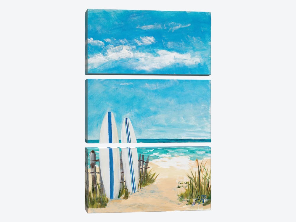 Tropical Surf II by Julie Derice 3-piece Canvas Art