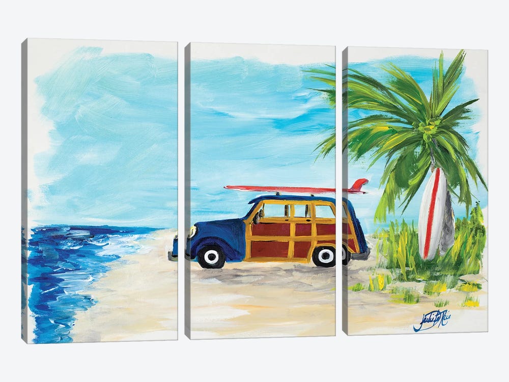 Tropical Vacation I by Julie Derice 3-piece Art Print