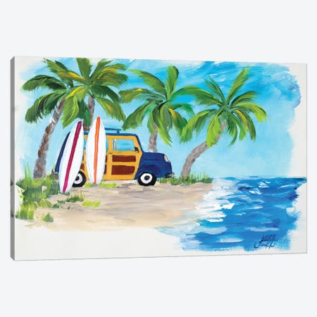 Tropical Vacation II Canvas Print #DRC63} by Julie Derice Canvas Wall Art