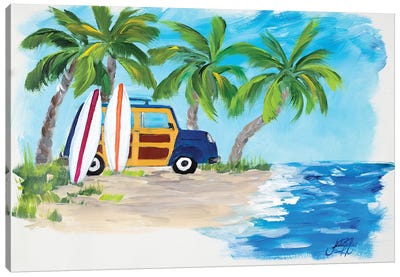 Tropical Vacation II Canvas Art Print - Julie Derice