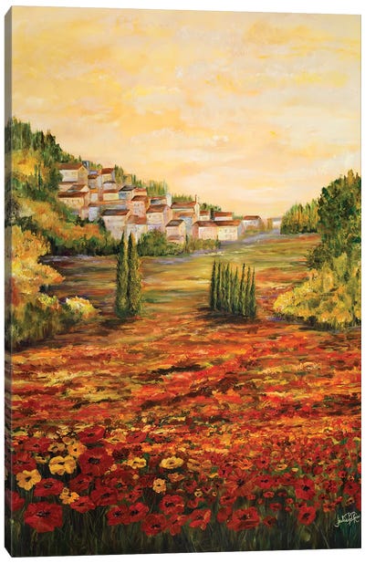 Tuscany Scene Canvas Art Print - Julie Derice