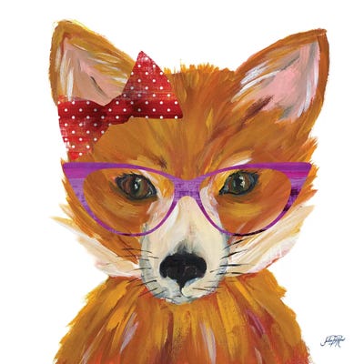 Very Foxy by Julie Derice canvas print