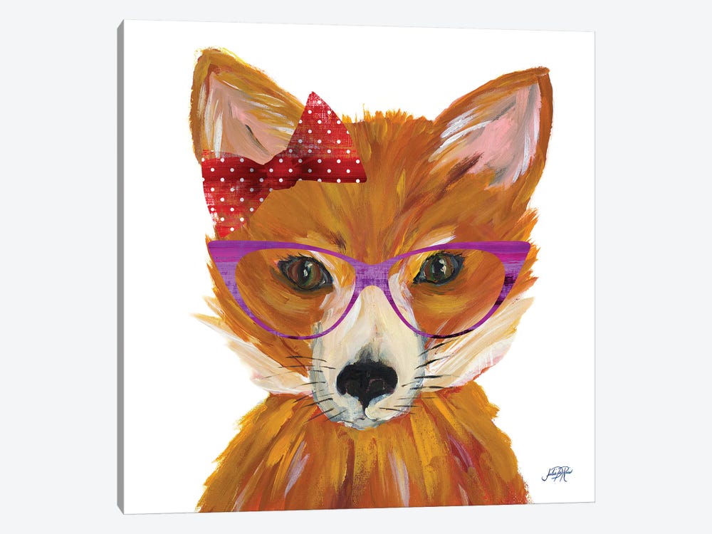 Very Foxy by Julie Derice 1-piece Canvas Art