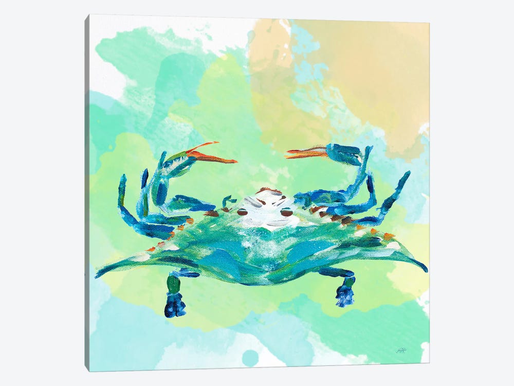 Watercolor Sea Creatures I by Julie Derice 1-piece Canvas Wall Art
