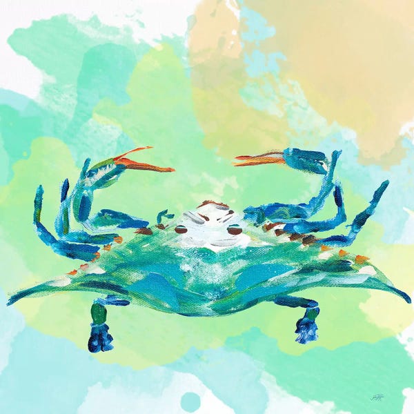 Kids Ocean Life Art: Watercolor Sea Creatures I by Julie Derice