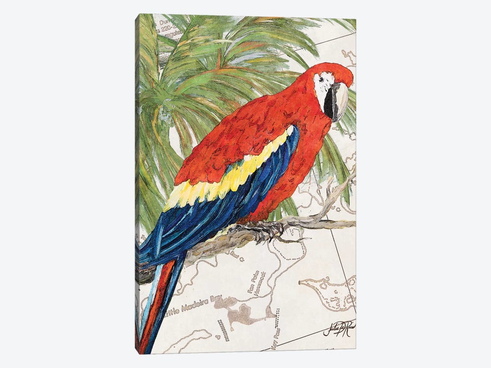 Another Bird in Paradise I by Julie Derice 1-piece Canvas Wall Art