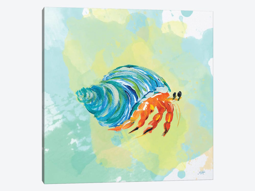 Watercolor Sea Creatures II by Julie Derice 1-piece Canvas Art