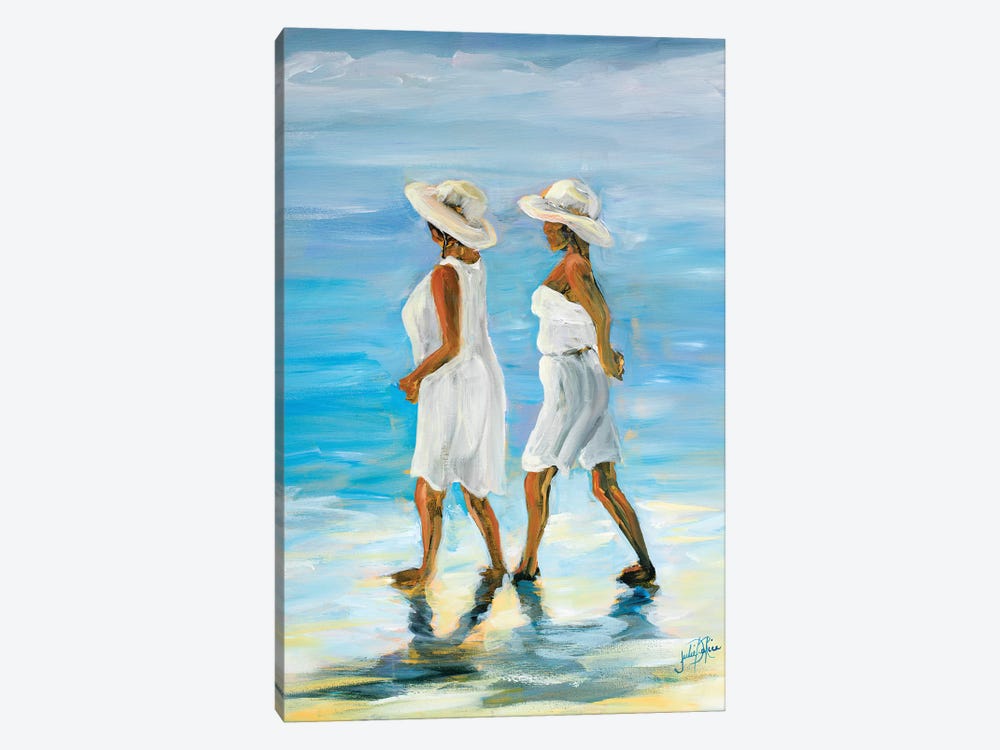 Women on Beach I by Julie Derice 1-piece Canvas Wall Art