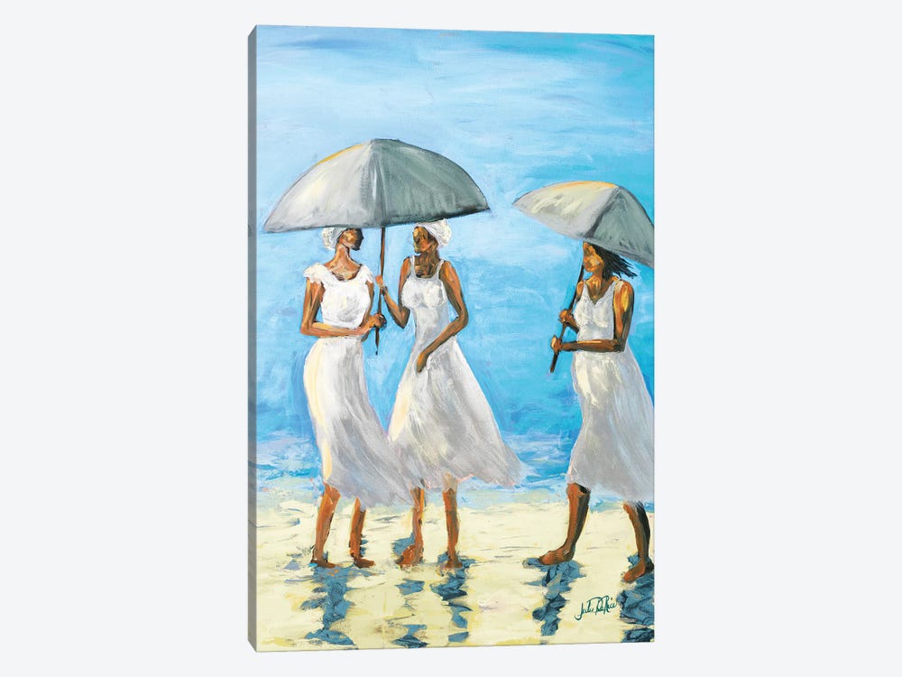 Women on Beach II by Julie Derice 1-piece Art Print