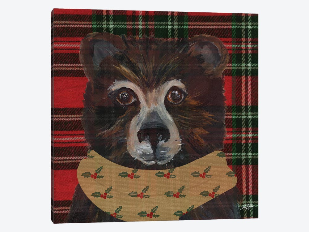 Holiday Animals I by Julie Derice 1-piece Canvas Art