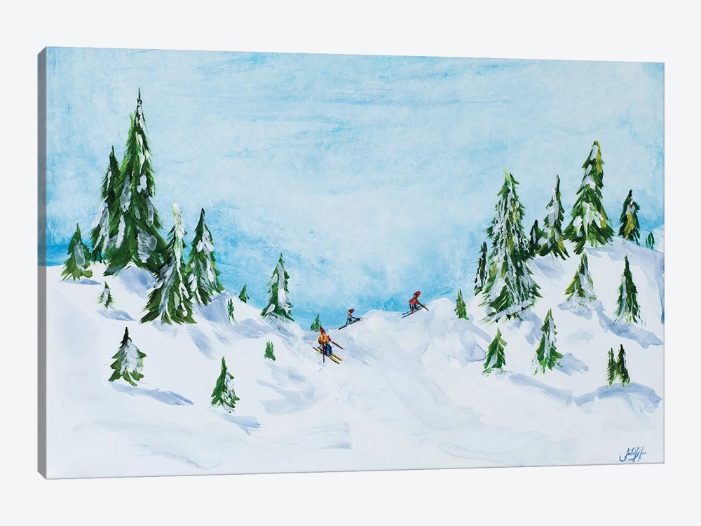 Winter Fun I by Julie Derice 1-piece Art Print