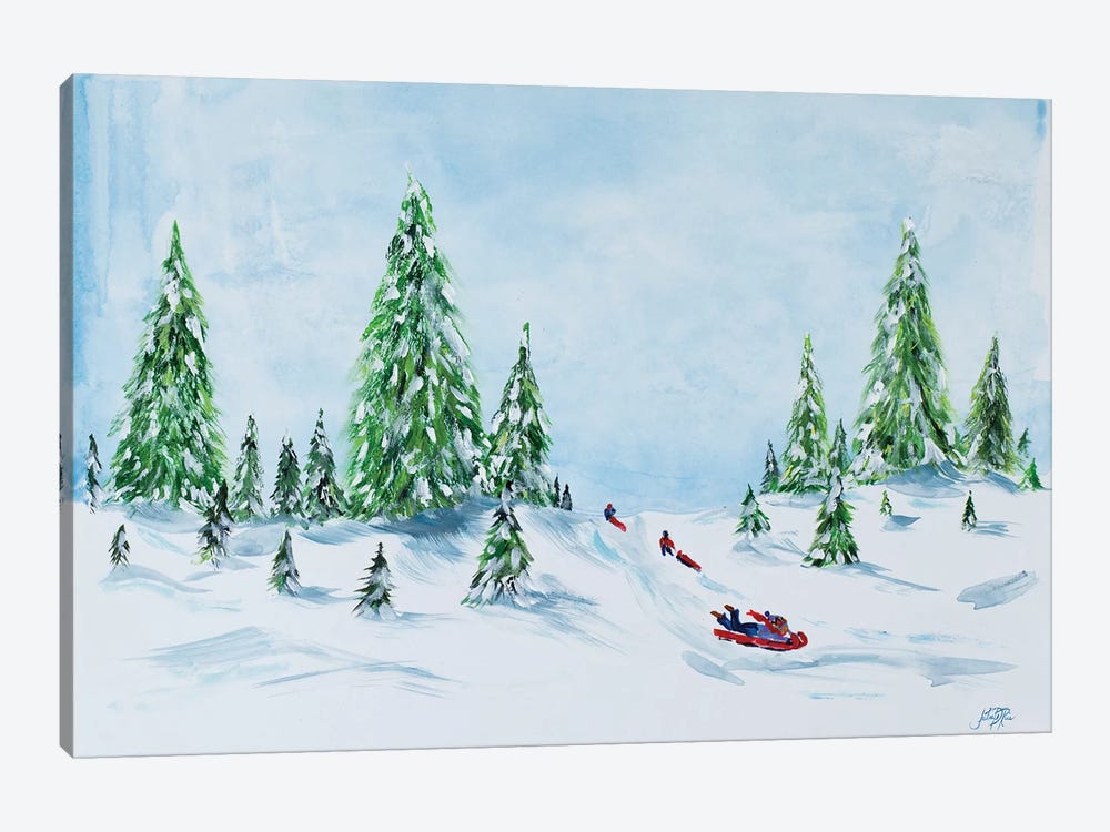 Winter Fun II by Julie Derice 1-piece Canvas Art