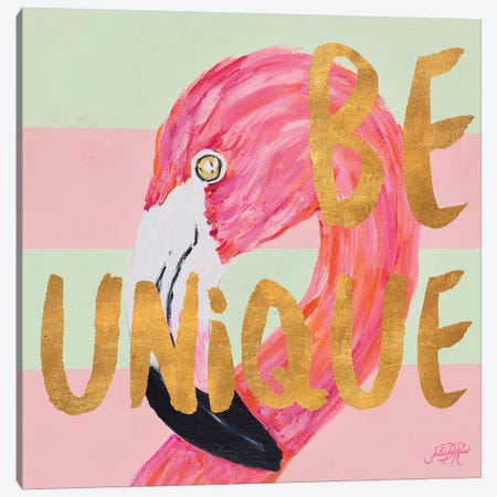 Be Wild And Unique I Canvas Print #DRC86} by Julie Derice Canvas Art Print
