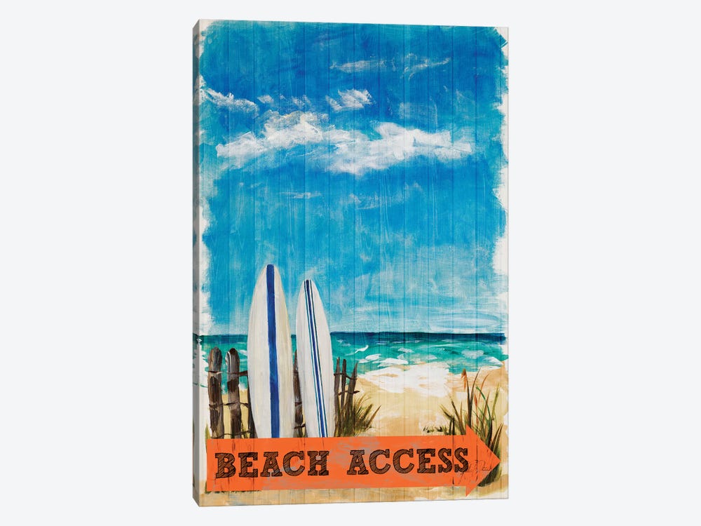 Beach Access by Julie Derice 1-piece Canvas Art Print
