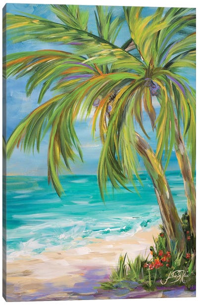 Away from it All I Canvas Art Print - Tropical Beach Art