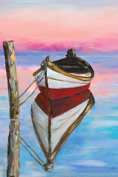 Reflective Moments: Canoe Reflection by Julie Derice