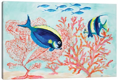Coral Reef I Canvas Art Print - Julie Derice