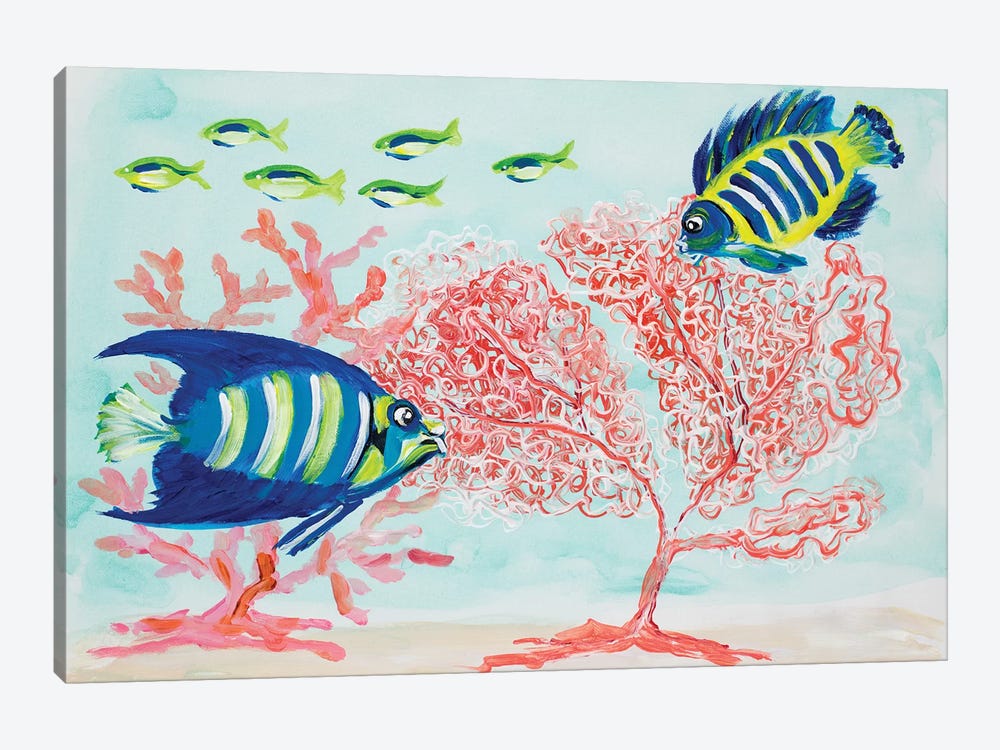 Coral Reef II by Julie Derice 1-piece Canvas Art Print