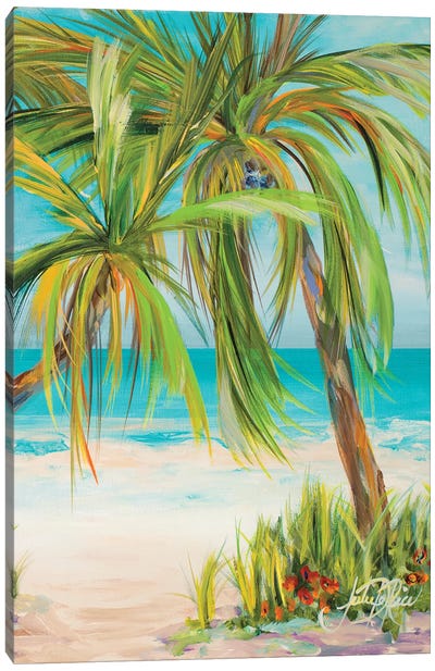 Away from it All II Canvas Art Print - Tropical Beach Art