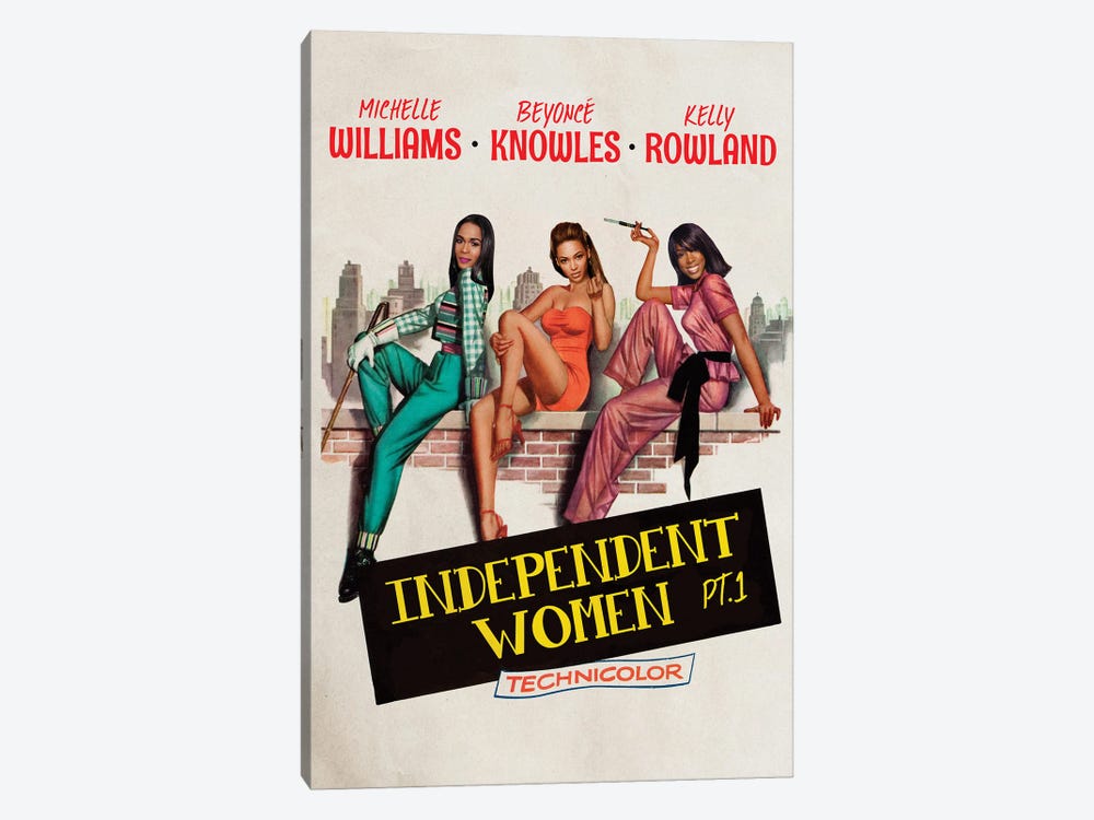 Independent Women by Ads Libitum 1-piece Canvas Art Print