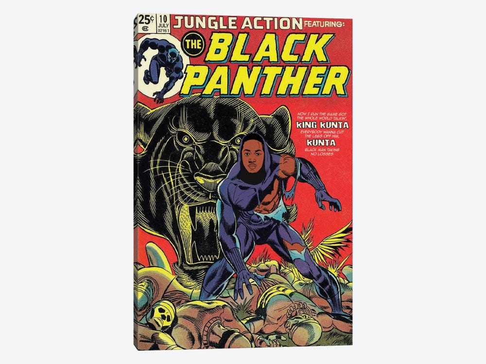 Black Panther by Ads Libitum 1-piece Art Print