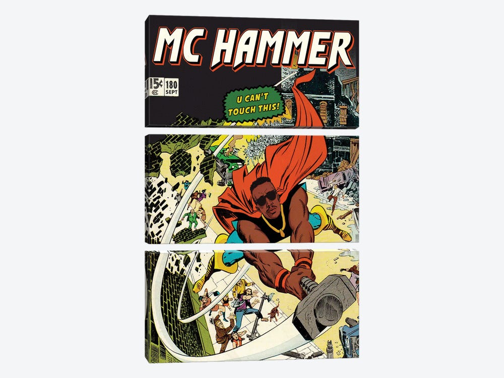 Mc Hammer by Ads Libitum 3-piece Art Print