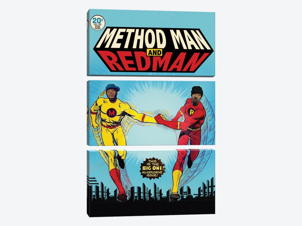 Method Man Redman by Ads Libitum 3-piece Canvas Art