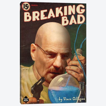 Breaking Bad Canvas Print #DRD12} by Ads Libitum Canvas Art